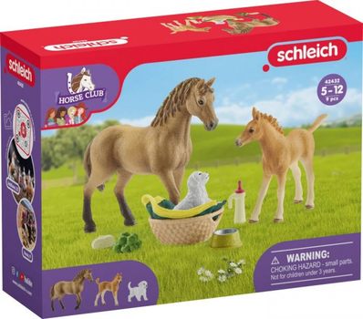 Zestaw do zabawy Schleich Horse Club Sarah's Baby Animal Care (4059433250847)