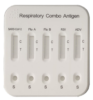 Экспресс-тест на антиген COVID-19, вирус гриппа А/гриппа В, РСВ (RSV), АДВ (ADV), микоплазменную пневмонию