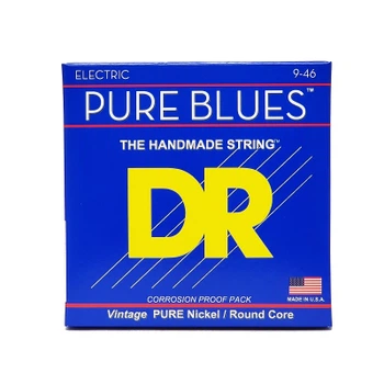 Струны для гитары DR Strings PURE BLUES Electric Guitar Strings - Light to Medium (09-46) (PHR-9/46)