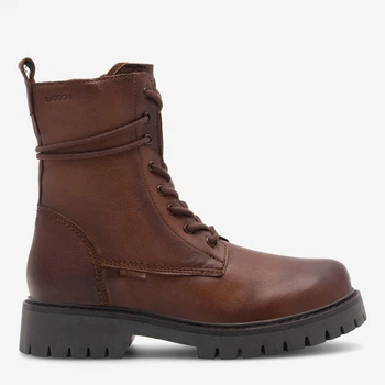 Детские демисезонные кожаные ботинки для девочки Lasocki Young RIVER CI12-8468-01 31 Коричневые (5905588117070)