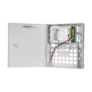 Источник бесперебойного питания в пластиковом боксе PSU-1203LED(P), 12В/3Ач под акб 7Ач ( 1.2Ач ток заряда) 228х195х78 мм