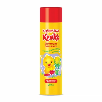 Шампунь дитячий Качечка Кряка з екстрактом череди 250ml