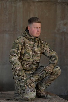 Костюм Софтшел Мультикам на флісі S розмір SoftShell Multicam