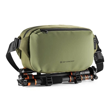 Портативная водонепроницаемая сумка на одно плечо для фотоаппарата K&F Concept Alpha Camera Sling Bag 10л Green (KF13.157V2)