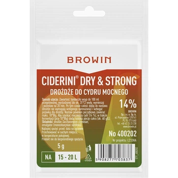 Дрожжи для сидра крепкого Browin STRONG 5 г 400202