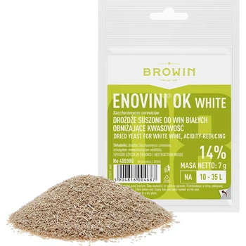 Сухі винні дріжджі Browin Enovini OK WHITE для високої кислотності (СВ 400380)