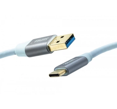 Кабель USB Supra USB3.2 A-C Blue 1m