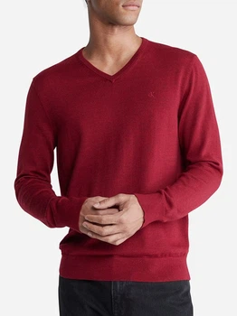 Пуловер чоловічий Calvin Klein 773345570 XS Бордовий (1159813663)