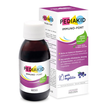 Сироп Pediakid Immuno-Fort - укріплює імунітет для дітей від 6 міс, 125 мл (3700225602214)