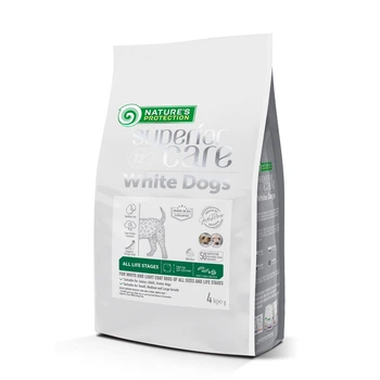 Корм Nature's Protection Superior Care White Dogs Insect All Sizes and Life Stages сухий із білком комах для собак із білою вовною на всіх стадіях життя 4 кг