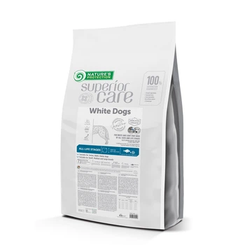Корм Nature's Protection Superior Care White Dogs White Fish All Sizes and Life Stages сухой с белой рыбой для собак с белой шерстью на всех стадиях жизни 10 кг