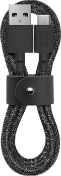 Кабель Native Union Belt Cable USB-A to USB-C Cosmos Black (1.2 m) (BELT-AC-COS-NP)