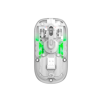 Мышь MARVO Wireless Mouse M808W |2.4G/BT5.1, 1000-1600dpi| прозрачная