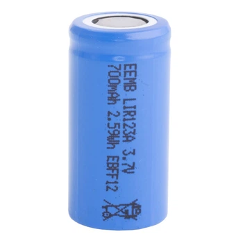 Li-Ion 700mAh, 3,7V, CR123 EEMB литий-ионный аккумулятор LIR123A