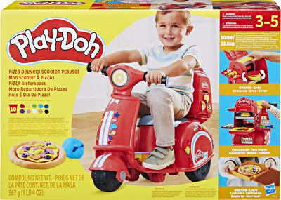 Набор для творчества Hasbro с пластилином Игрушечный скутер для доставки пиццы (F8803)