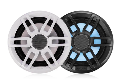 Морские динамики Fusion XS-FL77SPGW серии XS 7.7" 240 Вт, с LED-подсветкой, спортивные белые/черные