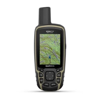 Туристичний GPS-навігатор Garmin GPSMAP 65 з картами TopoActive Європи та датчиками ABC.