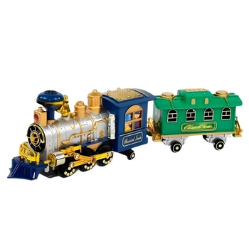 Детская железная дорога 0622 Classic Train с пультом, дым, свет, музыка