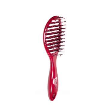 Расческа для волос скелетная Salon Professional продувная 18004 Бордовая