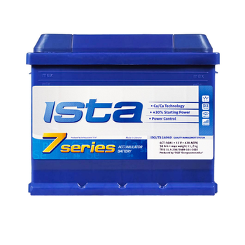 Автомобильный аккумулятор Ista 7 Series 50Ah 420A L+ (L1)