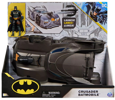 Samochód Spin Master Batmobile z figurką 10 cm 6067473 (0778988404805)