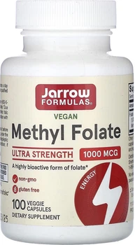 Witamina B9 Jarrow Formulas Methyl Folate 1000 μg 100 kapsułek (790011300083)