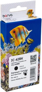 Картридж Barva совместимый с Canon CLI-42BK (6384B001) 900 лист Black (IC-42BK)