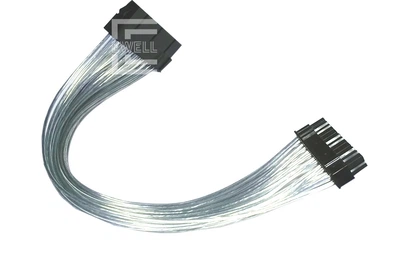 Кабель питания для материнской платы Ewell 24pin F/M (20+4pin), экранированный, 30 см (EW199)