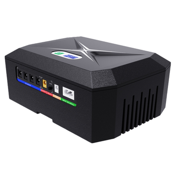 ИБП (UPS) DC 60W 20800mAh для роутера/терминала/камеры | DC2060P/DCP60W | DC5.5x2.5mm: 4x12V(5A)/ 1x9V-12V/ 1x5V / 2xUSB/ POE| LCD Black