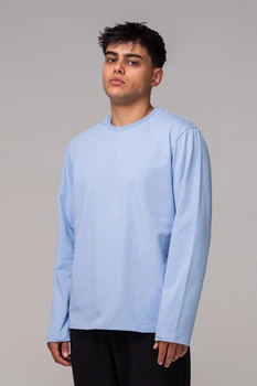 Лонгслів чоловічий Блакитний XXXXL