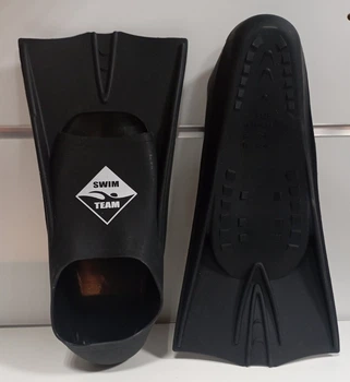 Ласты для плавания в бассейне Sprinter короткий силикон черный size 42-44