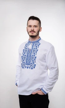 Вишиванка чоловіча vishivano4ka 317-3с 42 біла