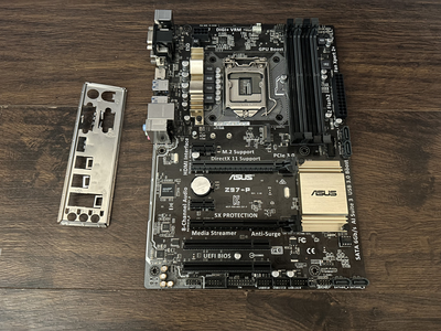 Материнская плата Asus Z97-P (s1150, Intel Z97) Б/У
