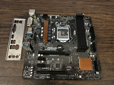 Материнская плата ASRock H170M Pro4S (s1151, Intel H170) Б/У
