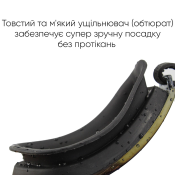 Очки для плавания Renvo Anda Pro Anti-fog Универсальные Черные OSFM (2SG510-01)