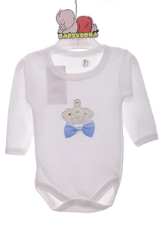 Боди с длинным рукавом для мальчика с бабочкой хлопок Murat Baby 68 см (42162)