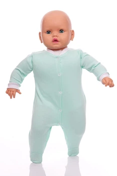 Человечек интерлок Babykroha мятный 56 см (39643)