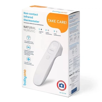 Термометр электронный бесконтактный BabyOno Natural Nursing (790)