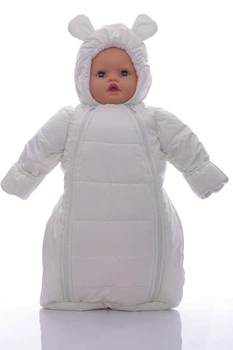 Конверт на флисе Babykroha молочный 68 см (44910)
