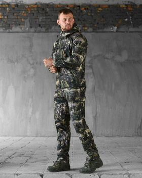 Тактичний демісезонний маскувальний костюм SoftShell S камуфляж (89033)