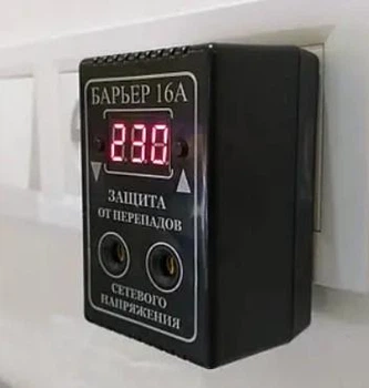 DALAS Electronics Барьер в розетку реле напряжения 16А
