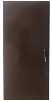 Входные двери LUCKY DOORS Волна металл/металл, утепленные, 2020х860 левые Коричневый Refurbished (1-25391)