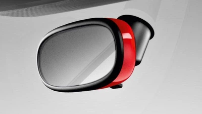 Декоративная накладка внутреннего зеркала Audi A1, красный Мизано, для зеркала без автоматического затемнения