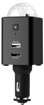 Ładowarka samochodowa Technaxx kula dyskotekowa 3 x USB TX-159 (4260358124537)