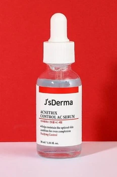 Серум заспокійливий з ніацинамідом і цинком JsDerma Acnetrix Control AC Serum 30 ml.