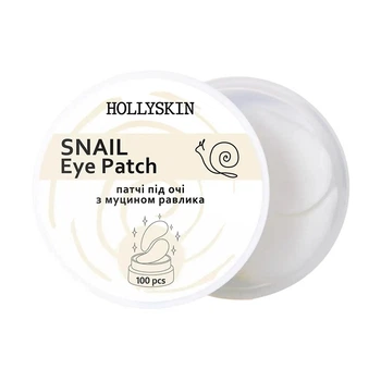 Тканинні патчі під очі HOLLYSKIN Snail Eye Patch 100 шт (4823109700093)