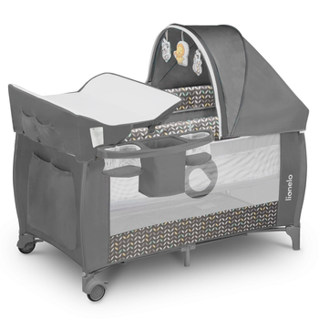 Ліжечко-манеж Lionelo SVEN PLUS GREY SCANDI Lio-21201479 21201479