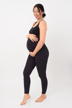 Бесшовные леггинсы для беременных Giulia MAMA LEGGINGS L/XL Black-nero, лосины для беременных