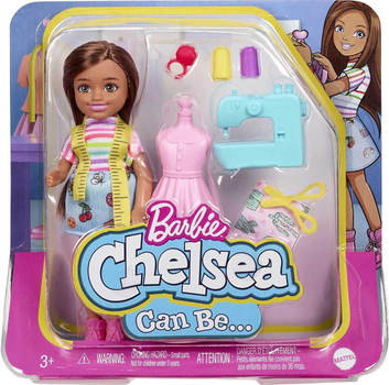 Lalka Barbie Chelsea Mozesz byc Kariera Projektantka mody (0194735012381)