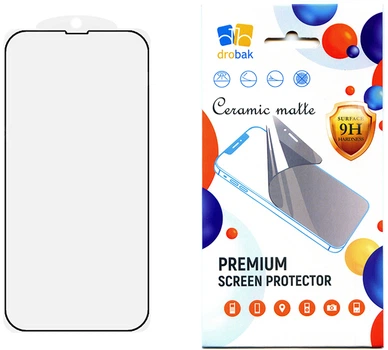 Захисне скло Drobak Matte Ceramics для Apple iPhone 16 (676757)